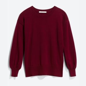 Harper Lane Alvia Button Back Pullover - Stitch Fix - Burgundy - SM